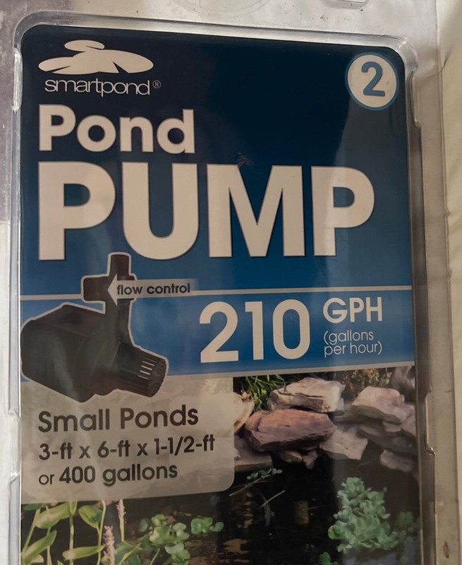 Smartpond Pond Pump 210 GPH Flow Control Model 52277 Small Ponds 400 Gal gallery