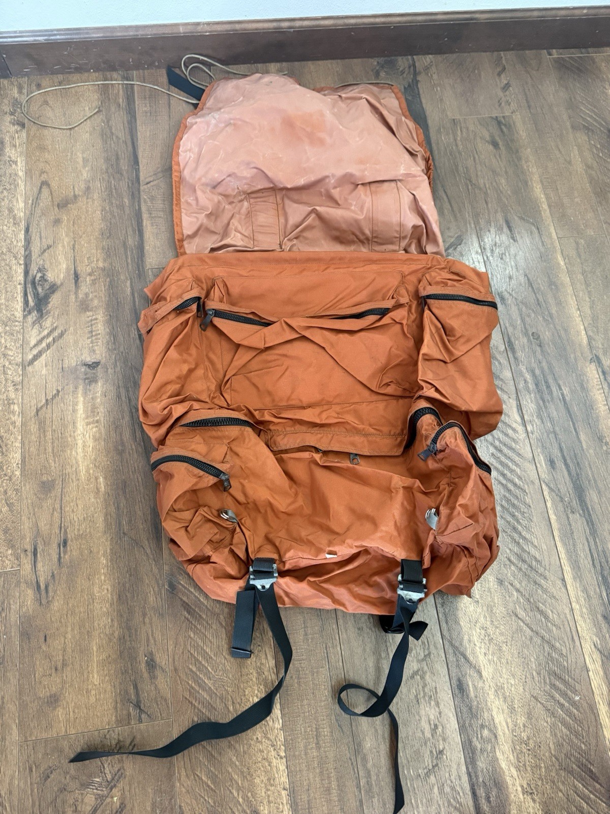 Orange Vintage Trailwise Berkeley Large Backpacking Hiking Pack Only