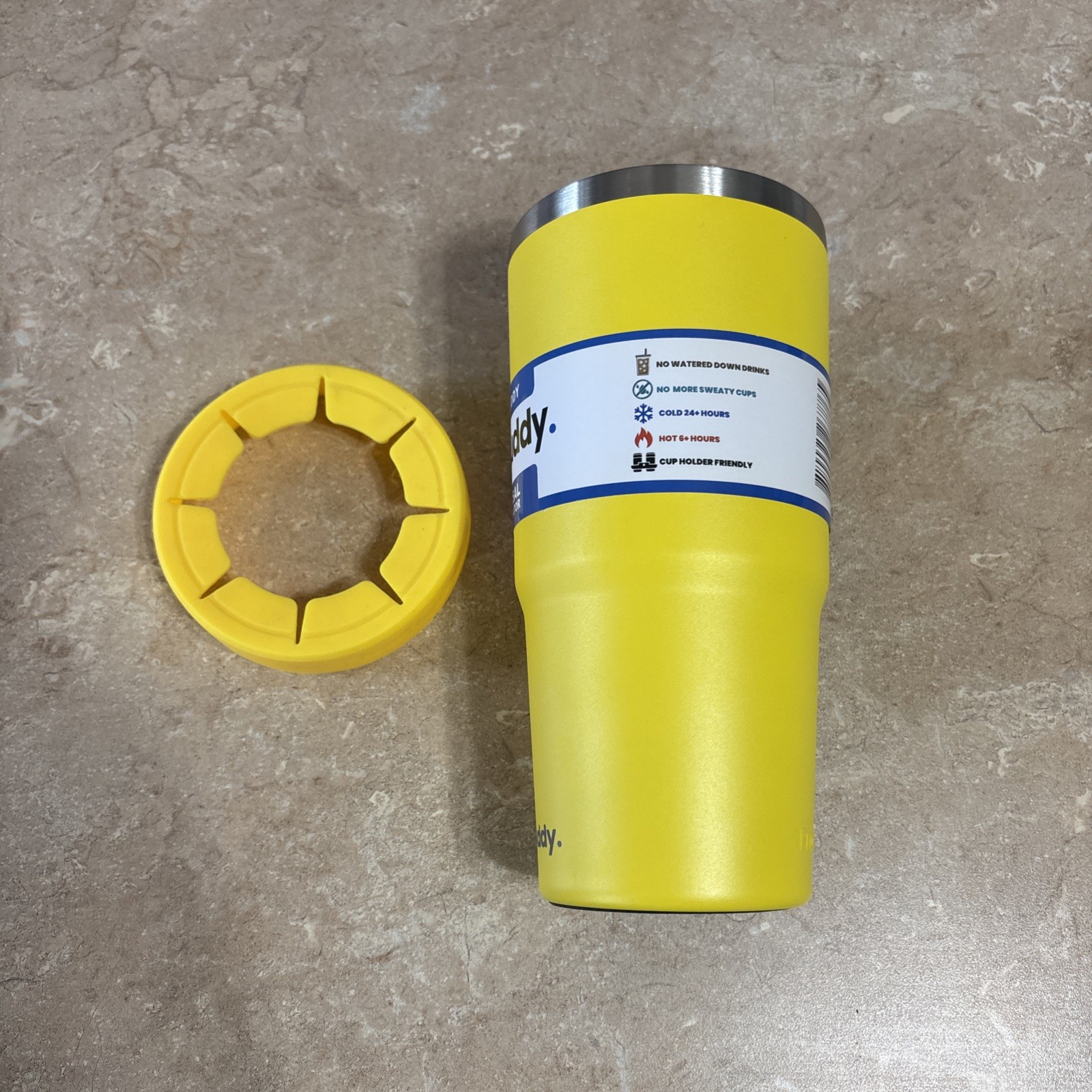 Frost Buddy To-Go Buddy Universal Insulated Tumbler Metal Yellow gallery