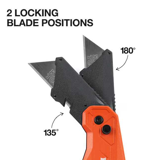 Klein Tools 44306 FLICKBLADE 2-in-1 Utility Knife & Scraper with Blade Storage gallery