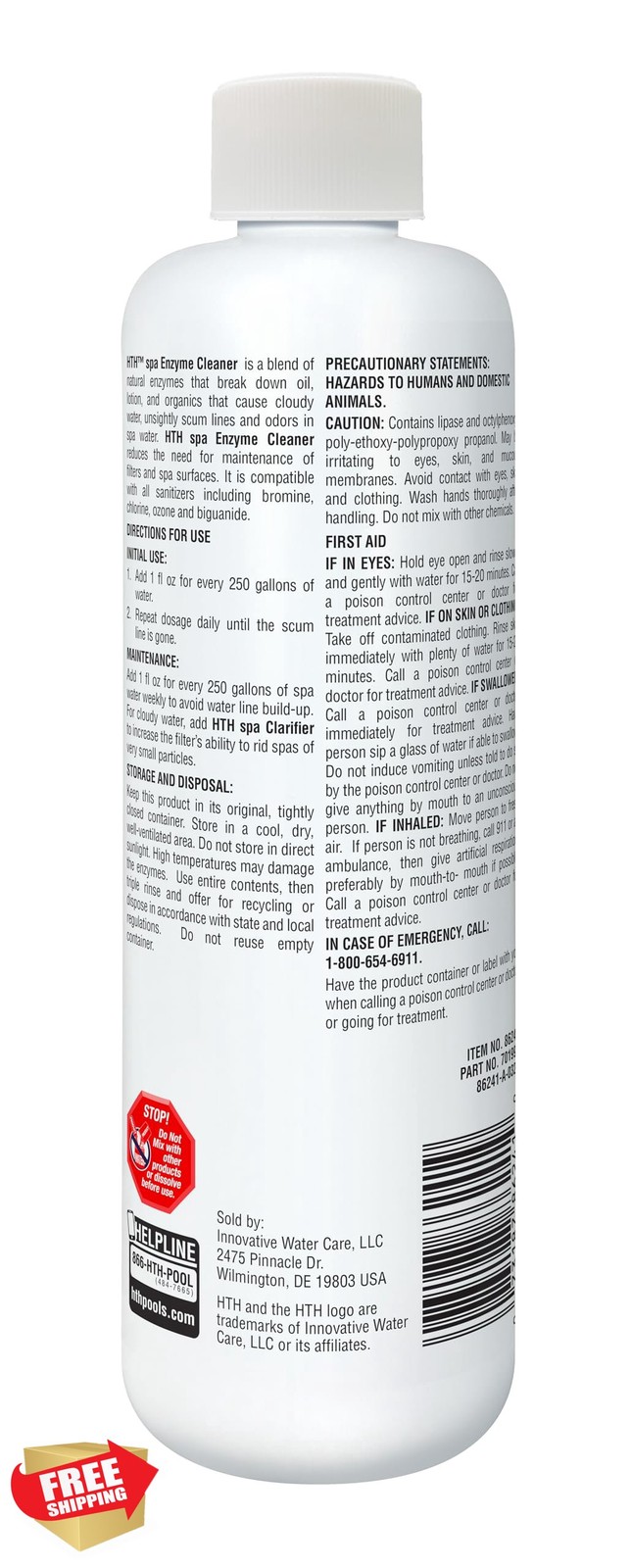 hth Spa Enzyme Cleaner 16oz gallery