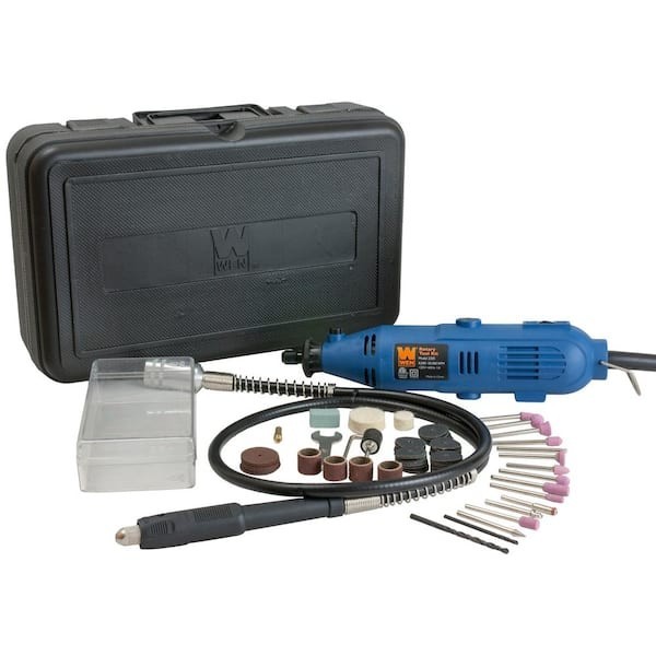 WEN Variable Speed Rotary Tool Kit Dremel Rotary Grinder Cutter with Flex Shaft gallery