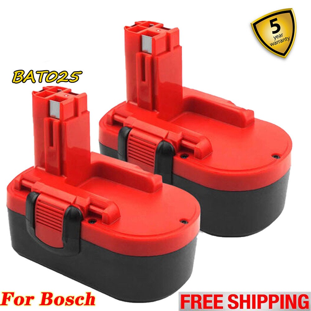 2X 4.8AH For Bosch 18V Ni-cd Battery BAT026 BAT025 BAT180 BAT181 BAT189 18 Volt gallery