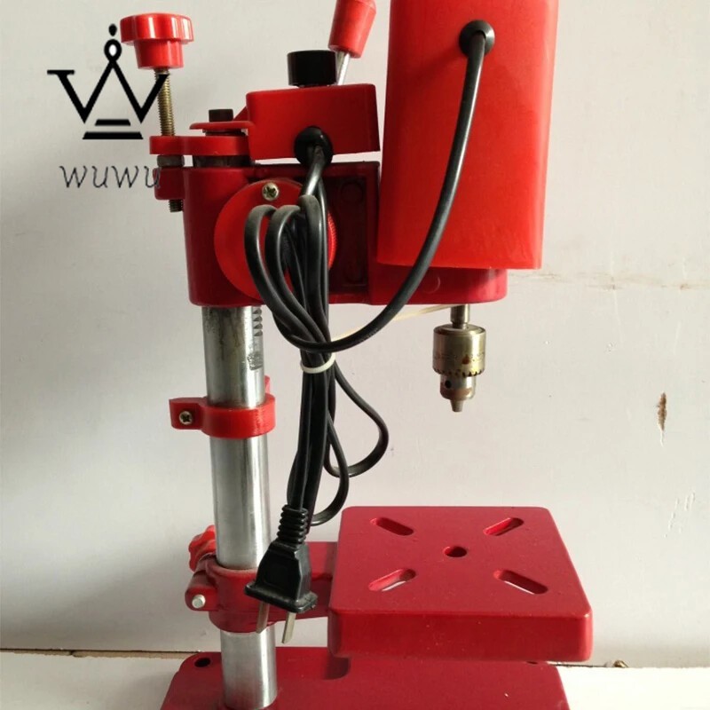 Small Bench Drill Miniature High-speed Bench Drill Mini Stepless Speed Control gallery