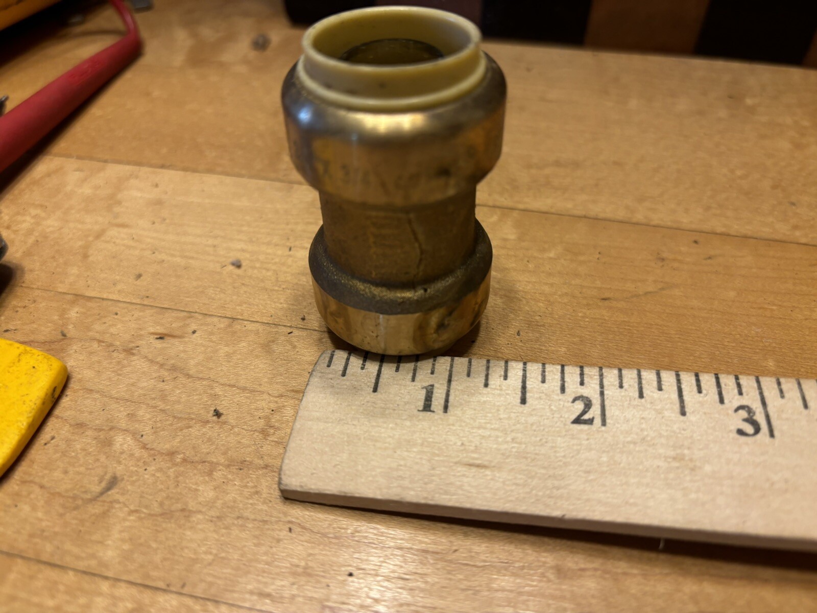 Sharkbite 3/4 in x 3/4 in. Push-to-Connect Brass Coupling Fitting, UO16LFA gallery