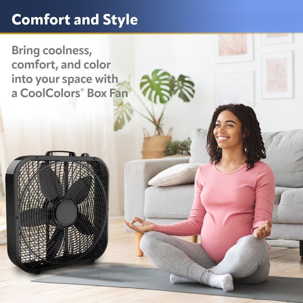 B20301 Cool Colors 20" Box Fan gallery