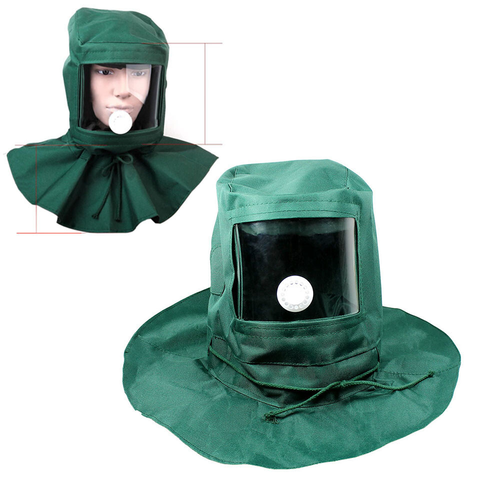 Sand Blasting Hood Cap Anti Wind / Sandblaster Tools Dust Protective Face Shield gallery
