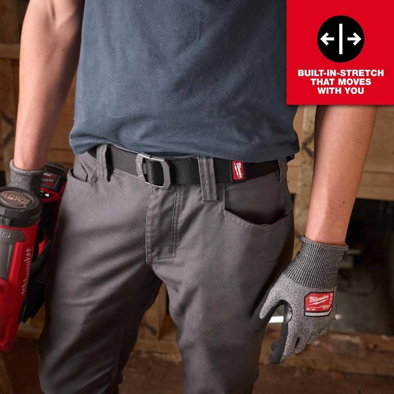 Milwaukee Medium FREEFLEX Nylon Webbing 1.5" Belt gallery