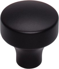 Top Knobs TK900BLK Kinney Knob 1 1/8 Inch – Flat Black