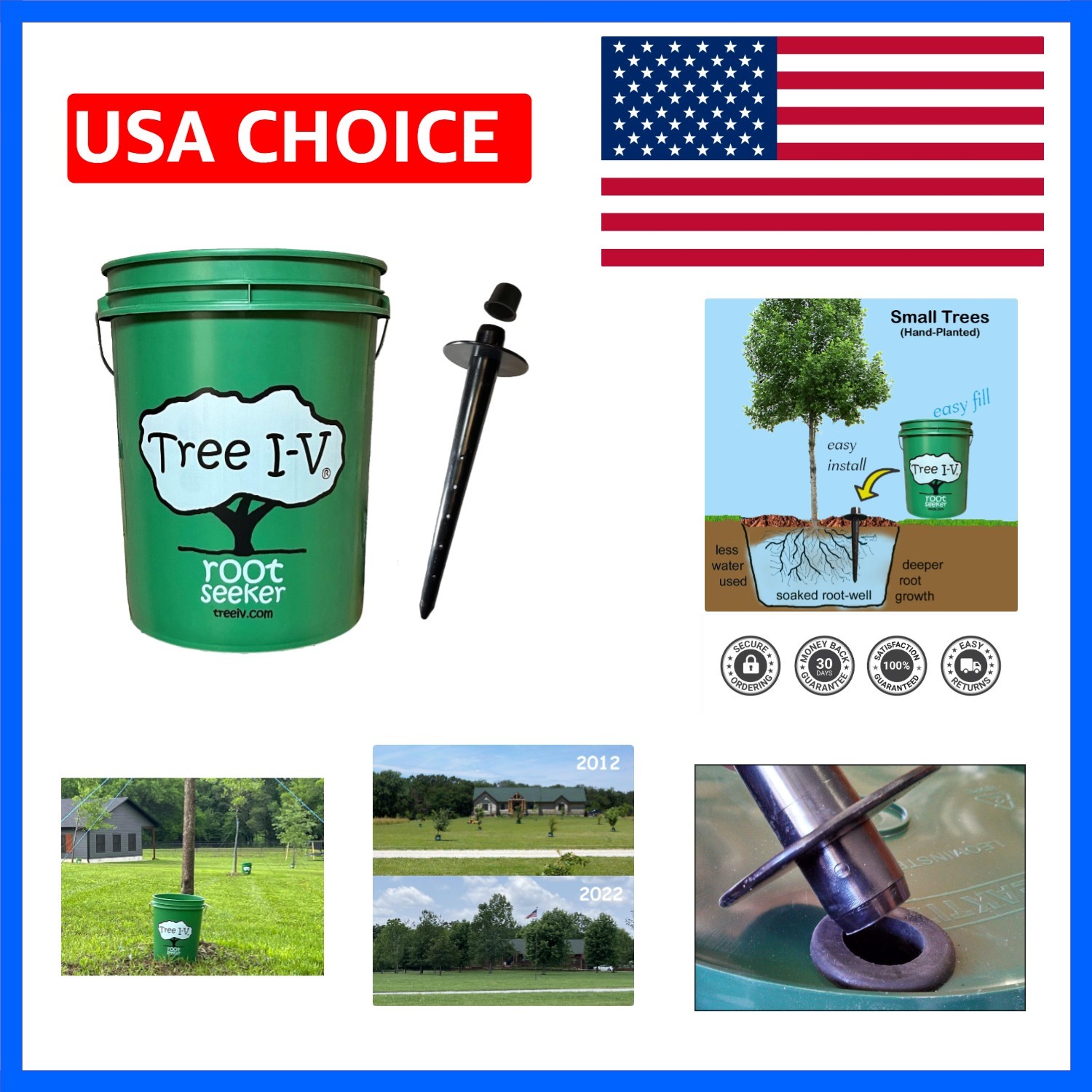 Time-Saving Tree I-V Root Feeder System | Efficient 5-Gallon Watering Solution gallery