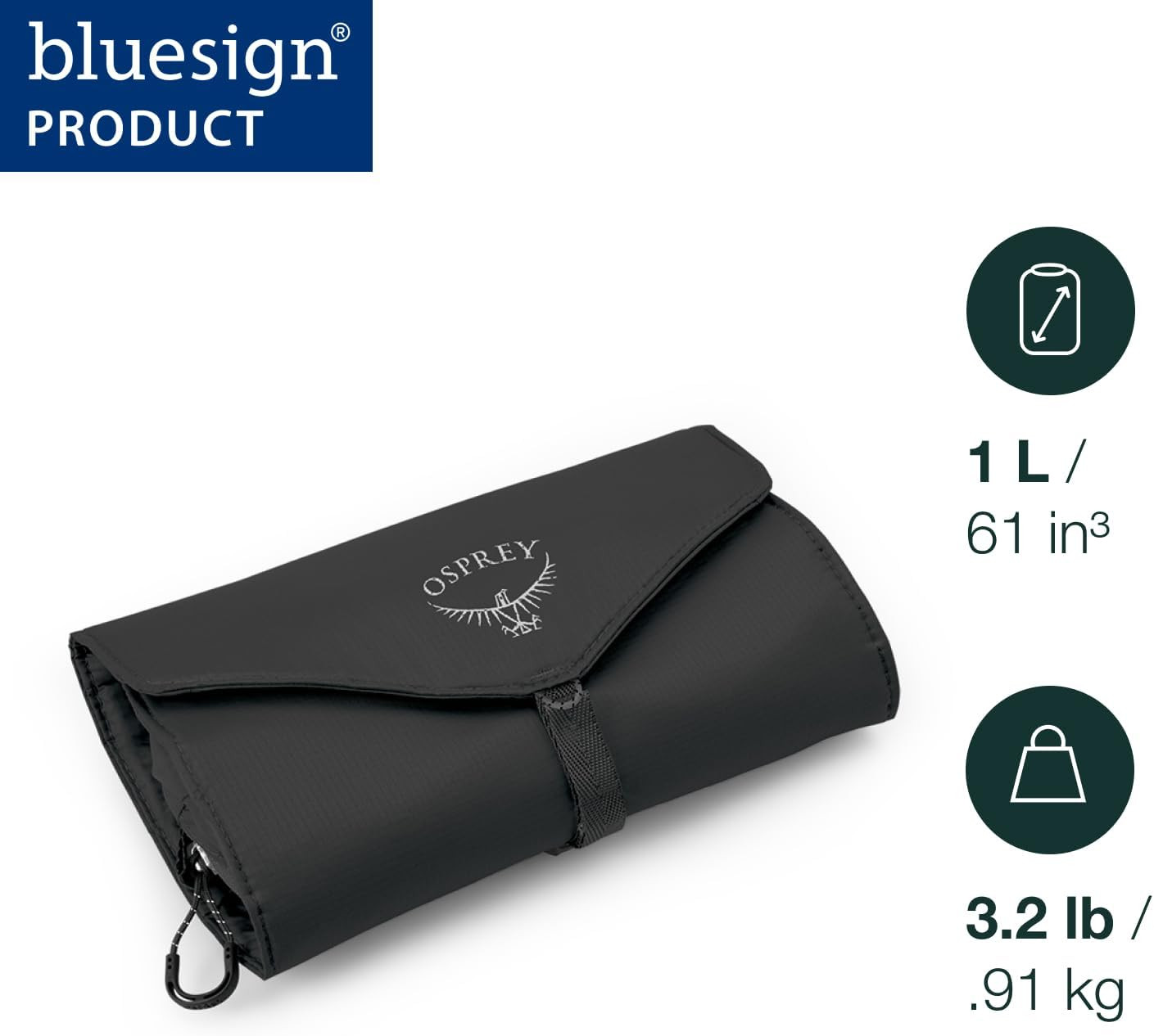 Ultralight Roll Packing Organizer, Waterfront Blue 2