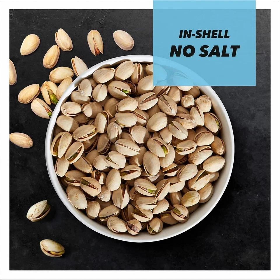 Wonderful Pistachios, In-Shell Roasted with No Salt Nuts, 16 Ounce Bag gallery