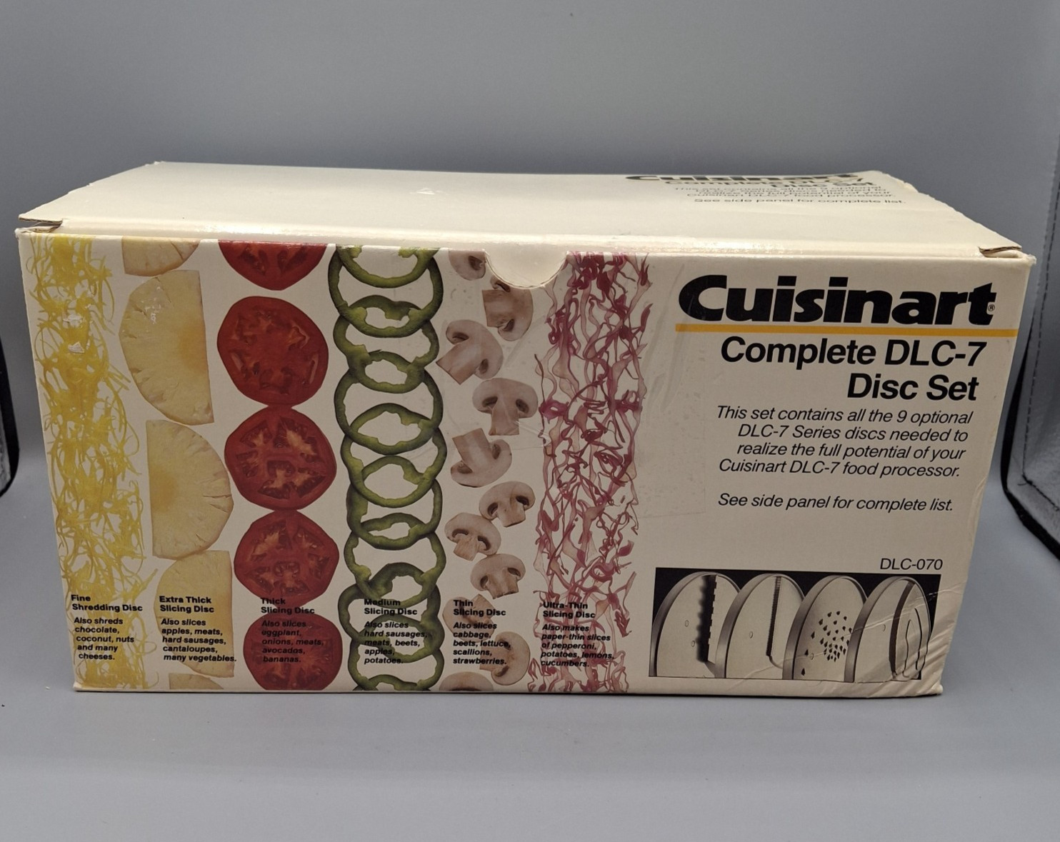 Cuisinart Complete DLC-070 9 Discs Blade Set for the DLC-7, Made In Japan gallery