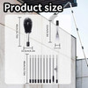 Gutter Cleaning Tools from the Ground, 13.1FT Adjustable Gutter Cleaner Pole wit gallery