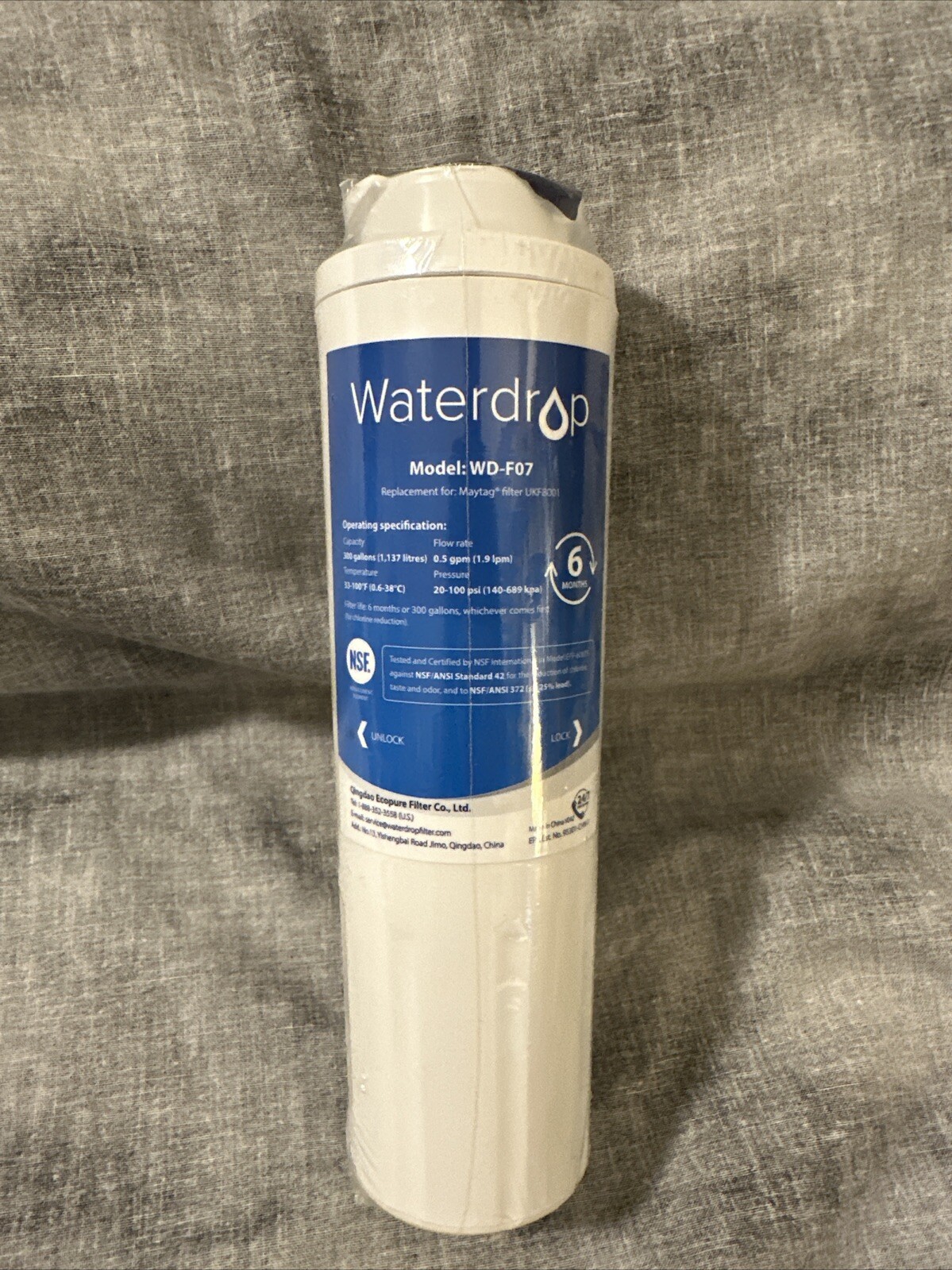 WaterDrop WD-F07 | Water Filter | Replacement for Maytag Fliter UKF8001 gallery
