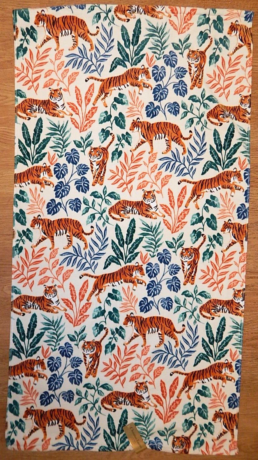 CHRISTIAN LACROIX 100%COTTON BATH TOWEL SAFARI TIGERS NEW AUTHENTIC gallery