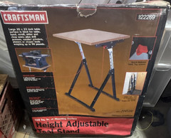 Craftsman Height Adjustable Tool Stand 922269, 20x23in, 90lb, Quick-Release