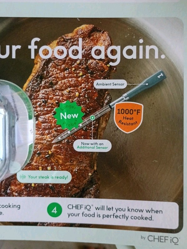 CHEF iQ Digital Probe Bluetooth or Wi-Fi Wireless Meat Thermometer gallery