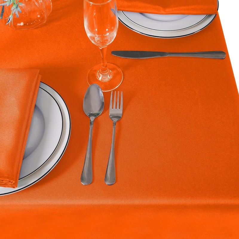 120 inch Round Tablecloth Washable Polyester Table Cloth Decorative Table Cov... gallery