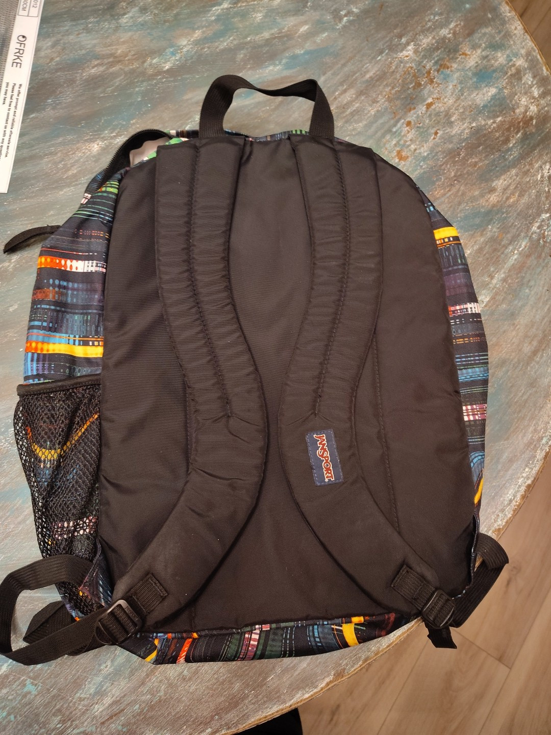 Jansport Multicolour Vertical Swirl Back Pack 3