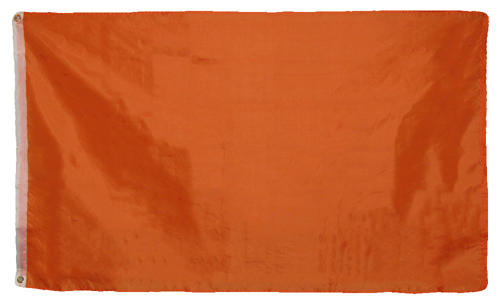 3x5 Orange Plain Solid Color Flag House Banner Grommets Super Polyester 5X3 100D gallery