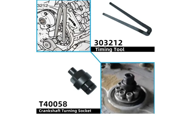 Timing Tool Kit Replacement for Audi VW 2.0 2.4 2.8 3.0T 3.2 4.2 5.2 16PC KIT gallery