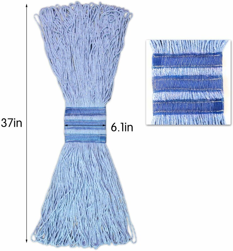24 oz Cotton Heavy Duty Loop-End String Swinger Mop Head Replacement Easy Wring gallery