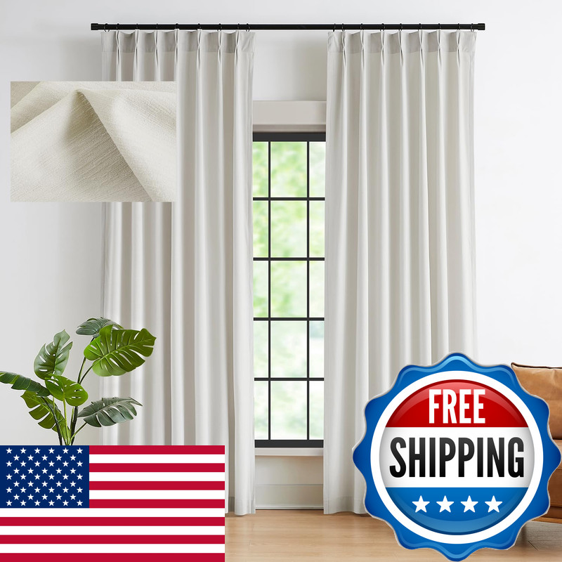 Kayne Studio Back Tab Velvet Pinch Pleated Curtains 63 Inch Longroom Darkening gallery