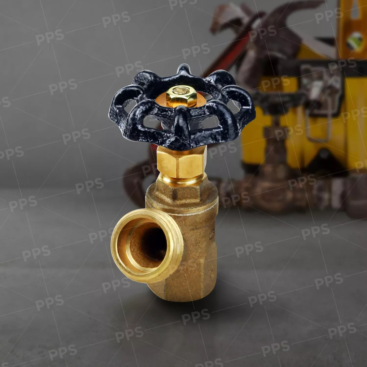 Midline Valve Boiler Drain Valve with Stuffing Box 1/2"in FIP x 3/4"in MHT Brass gallery