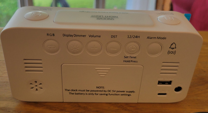 Vibrating Alarm Clock with Bed Shaker Model YF2020S NEW gallery