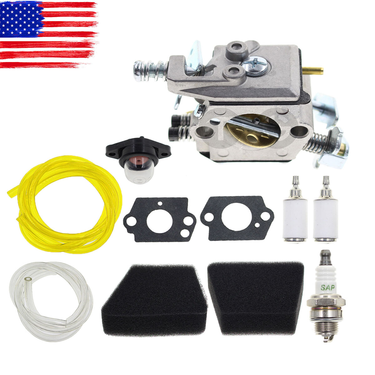 Carburetor Carb for Homelite Chainsaw W/Primer Bulb ZAMA C1Q-W8 & C1Q-W14 gallery