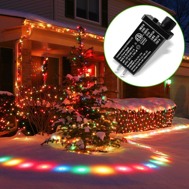 29V 3.6W LED Transformer, Class 2, 8 Modes, Memory, IP44, String Light gallery