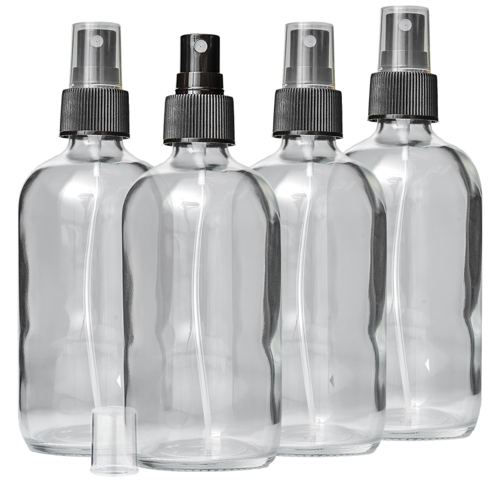 DMSOSTORE Glass Spray Bottles, 8 oz, BPA-Free Fine Mist Sprayer, 4-Pack gallery