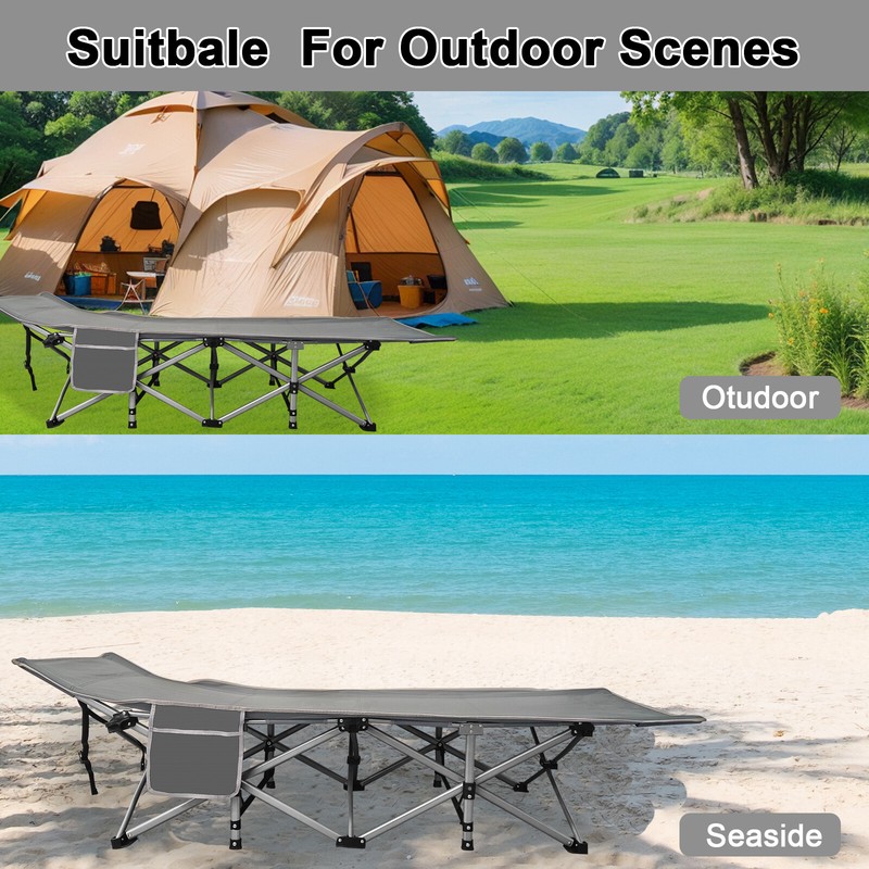 Pro Series Collapsible Camping Cots - Heavyweight Support for Backpacking/Guest gallery