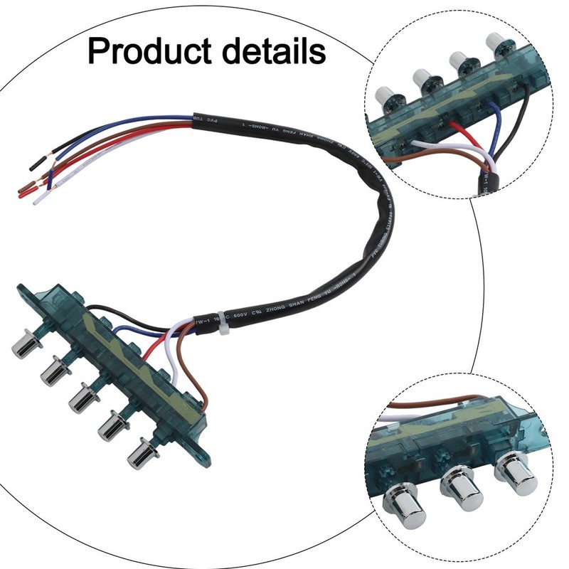 Range Hood Switch 5 Button Replacement, Universal Control Panel for Kitchen gallery
