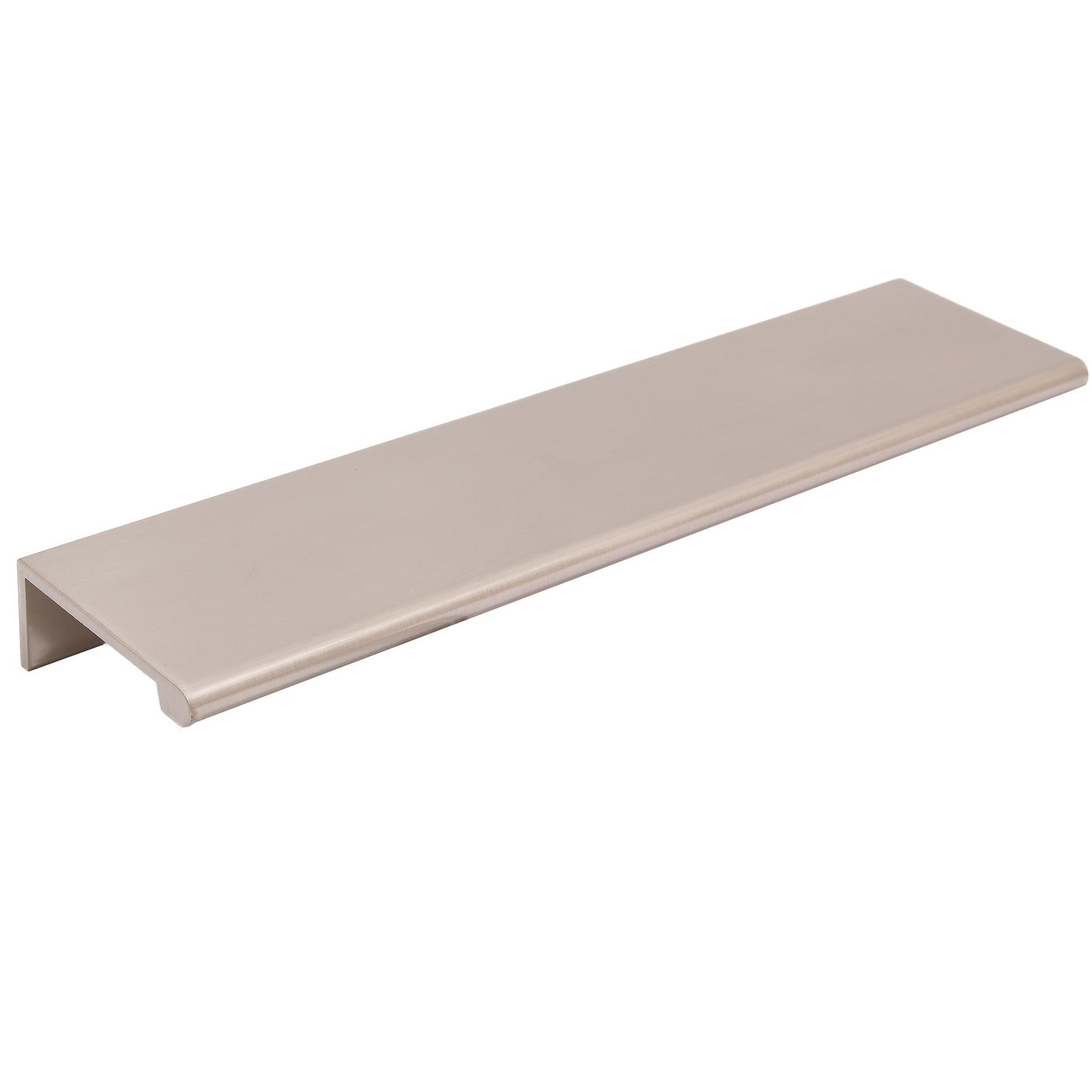 Cabinet Edge Pull, 4 Inches, 7-1/4" Overall Length, Satin Nickel by Stone Harbor gallery
