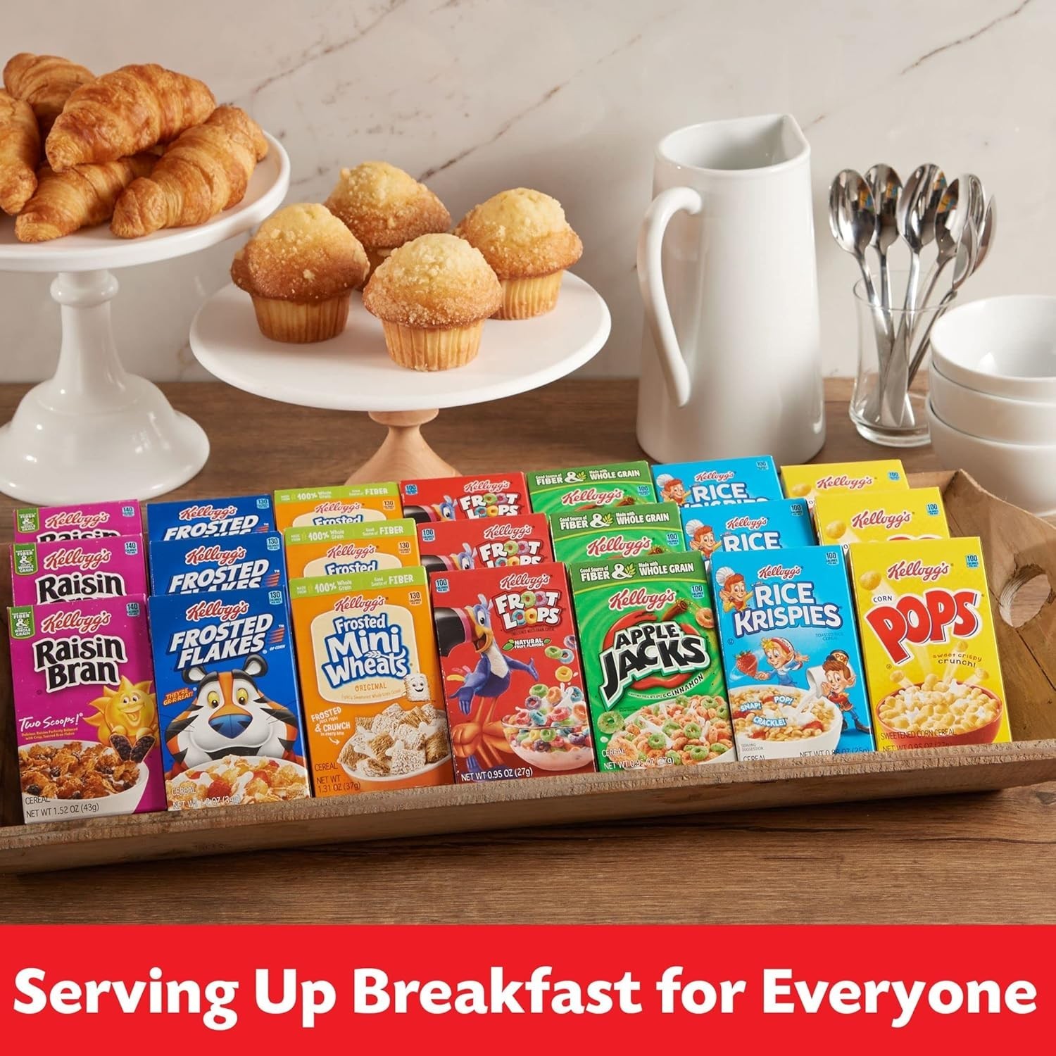 Cold Breakfast Cereal, Bulk Pantry Staples, Kid Snacks, Variety Pack (48 Boxes) gallery