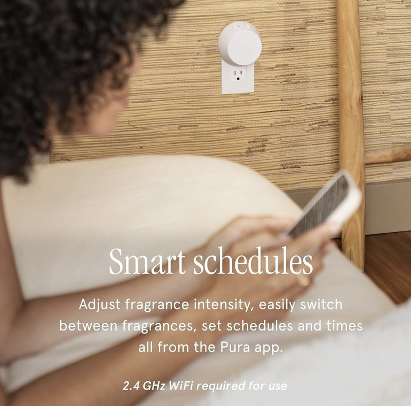 Smart Fragrance Diffuser - Adjustable Home Diffuser with LED Light & Automa... gallery
