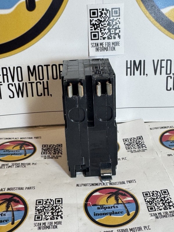 Square D 2-Pole Indoor Plug-In Circuit Breaker QO 25A 120/240V, 3.5 H x 1.48 W x gallery