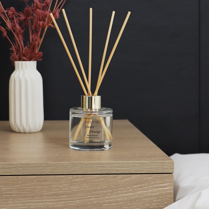 100ml Scent Diffuser with 6 Fiber Sticks, 3.5 oz Reed Diffuser Set Aromathera... gallery