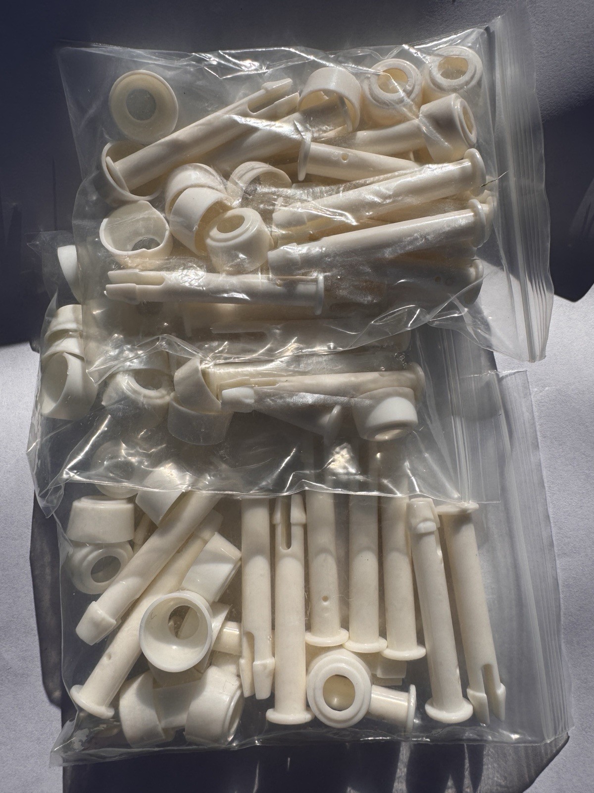 (36) Intex Pool Pegs Plastic Pool Joint Pins (New in bag) gallery