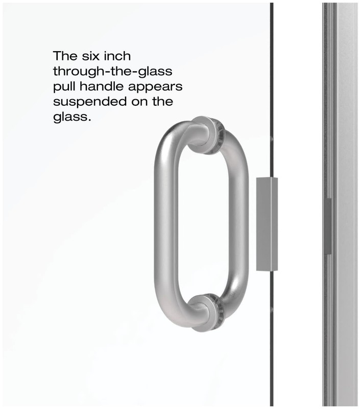 Basco INFN00A3465CL Infinity 65-9/16"H x 34"W Hinged Framed gallery