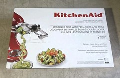 KitchenAid Spiralizer Plus w Peel Core & Slice Attachment KSM2APC Great Cond