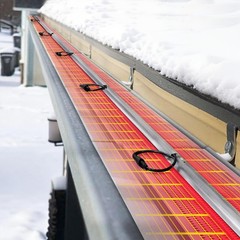 24FT Gutter Guard Heaters to Prevent Ice Dams,with Heat Cable for