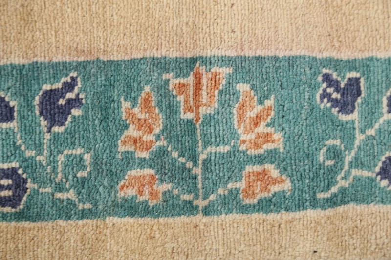 IVORY Bordered Gabbeh Kashkoli Oriental Area Rug Hand-knotted Wool Carpet 3'x5' gallery
