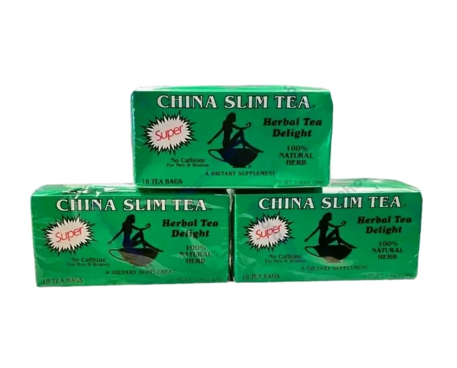 3 BOXES OF China Slim Herbal Tea (Extra Strength) (1.7 Oz/20 Count per Box) gallery