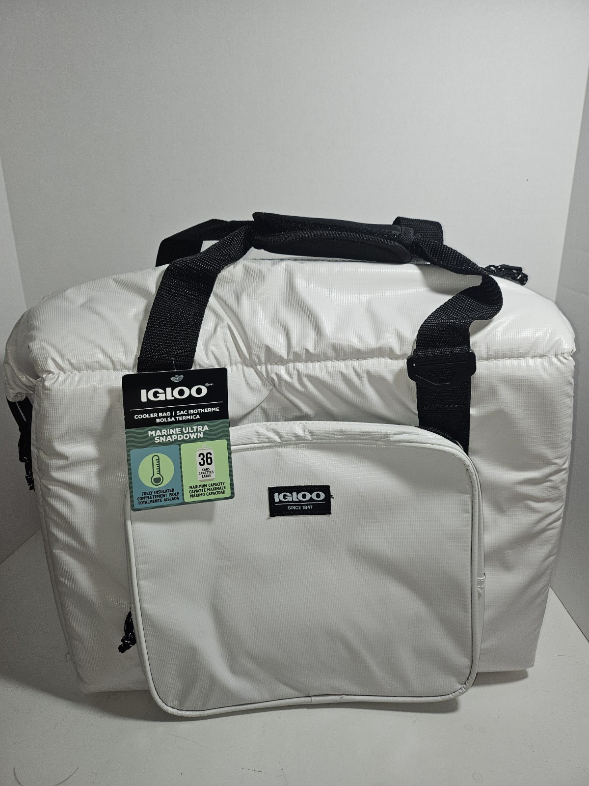 NEW Igloo MaxCold SEADRIFT SNAP DOWN Cooler Bag 36-Cans Insulated Soft Foldable gallery