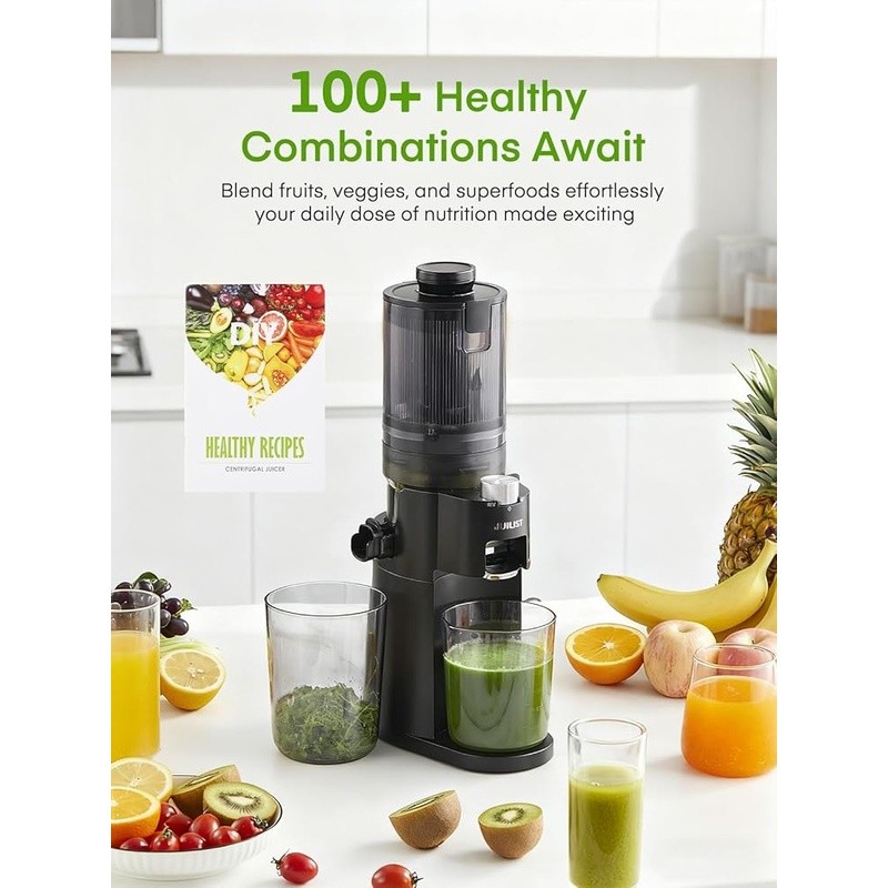 Cold Press Masticating Juicer Easy Clean Quiet Motor Nutrient Retention New gallery