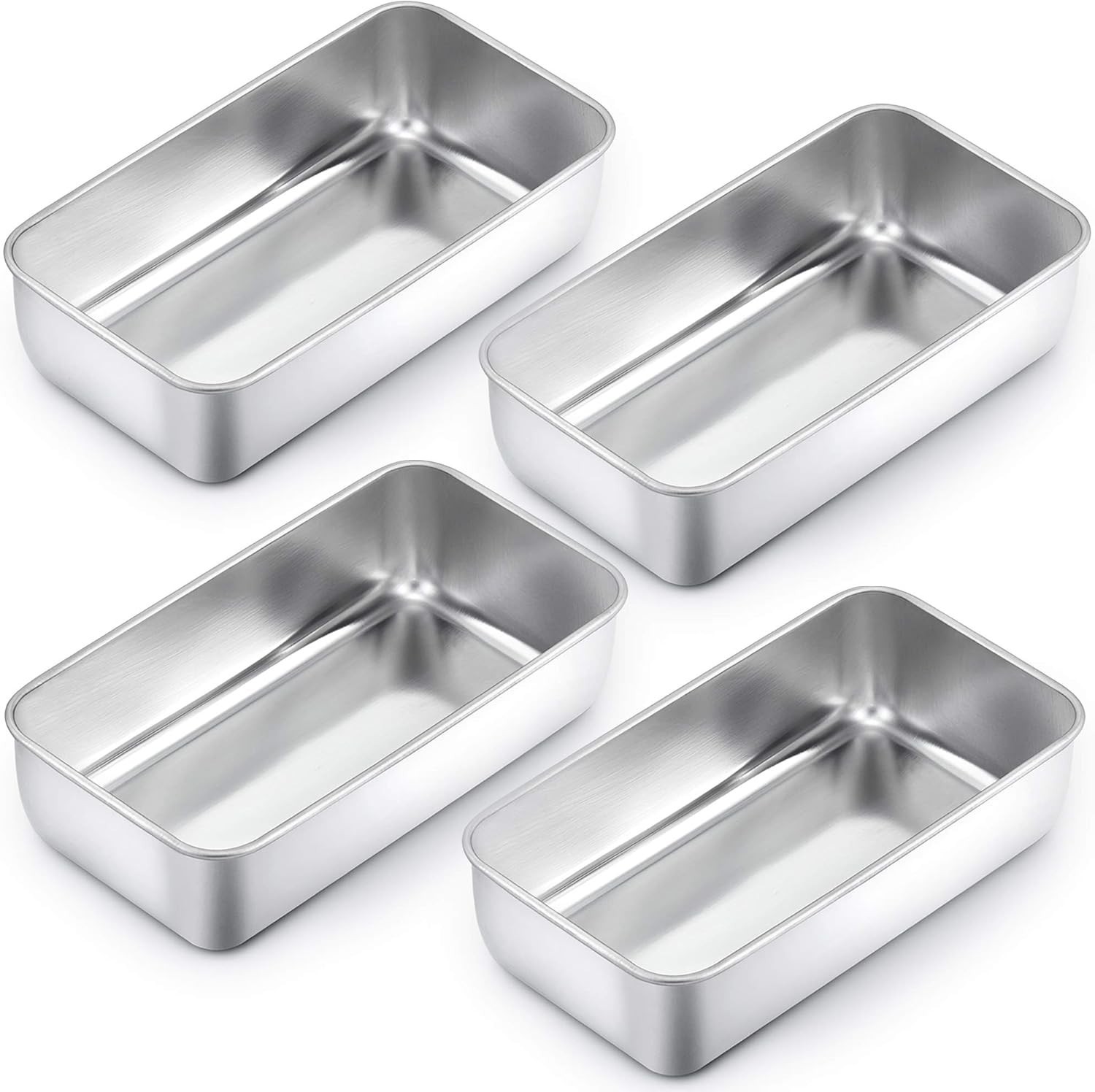 Loaf Pan 9¼" × 5" Bread Loaf Pans Meatloaf Pan Stainless Steel Baking Bread gallery