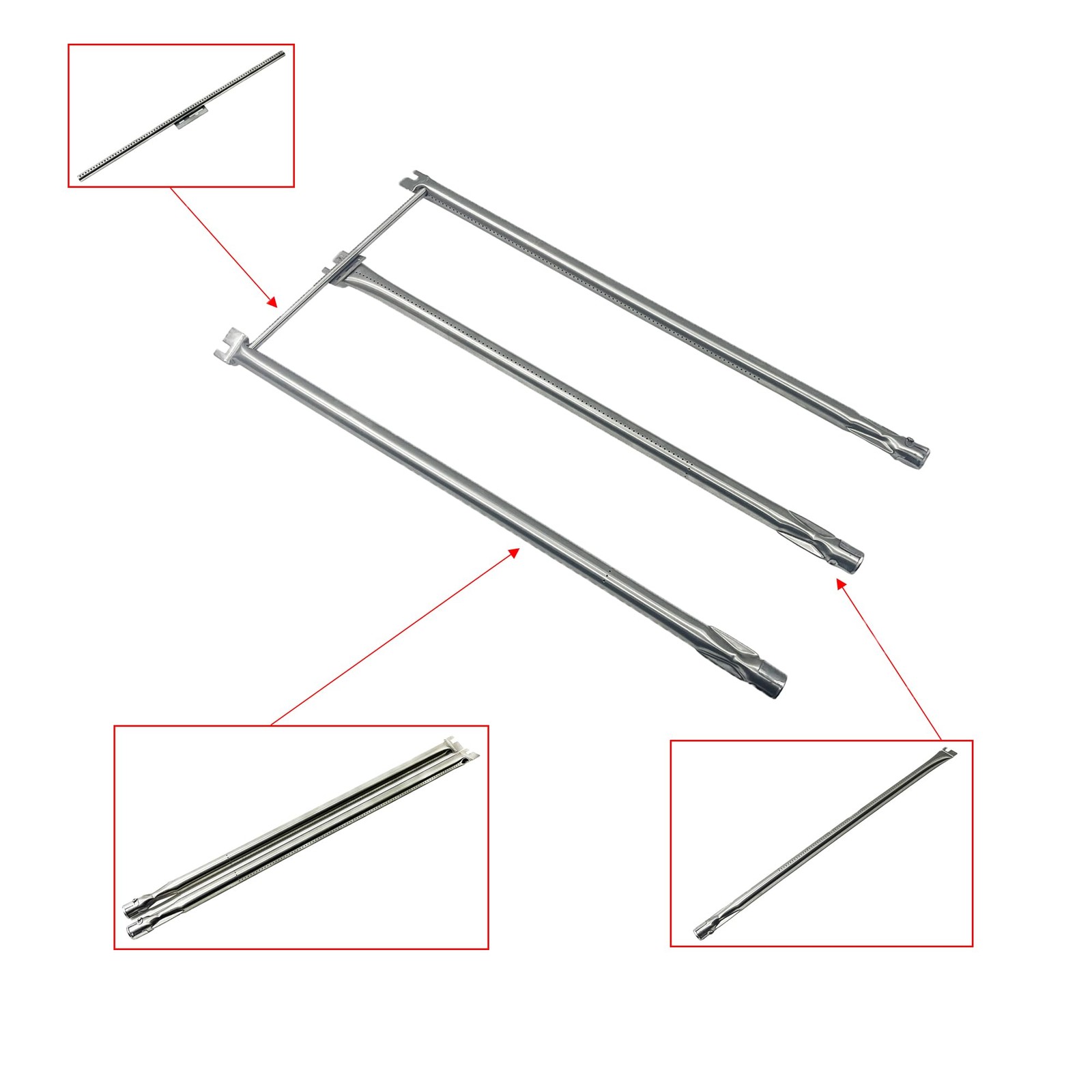 Parts Kit Replacement For Weber Genesis Silver Gold Grill Burner Heat Plate gallery